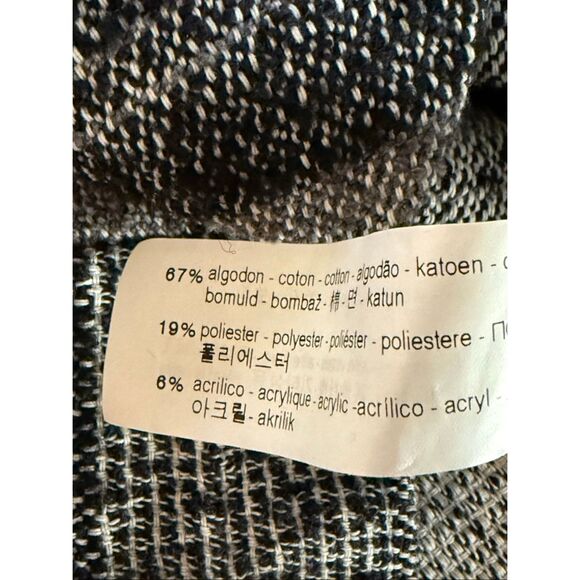 ZARA Basic Gray Textured Cotton Blend Dress, Made in Spain (Size S) - Picture 13 of 13